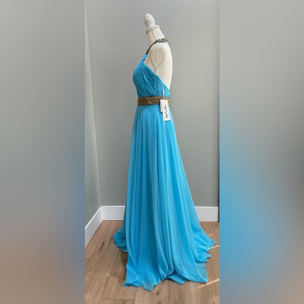 🌟2x Host Pick🌟Women’s Blue Angela & Alison Gown - Picture 4 of 11